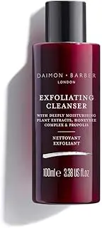 Exfoliating Cleanser, Face and Beard Scrub for Men, Prepares the Skin for Close Shaving, Helps Reduce Ingrown Hairs and Blemishes, with Moisturising Plant Extracts 100ml