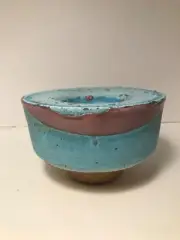 RARE Studio Art Pottery Candle Holder by Californian Artist Colter Masao Lucas
