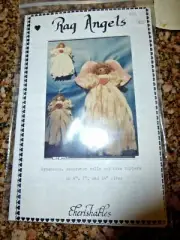 RAG ANGELS Doll Sewing Craft Pattern _ORNAMENTS, DECORATOR DOLLS & TREE TOPPERS
