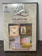 NEW Donna Dewberry Cards & Greetings One Hour Instructional DVD One Stroke