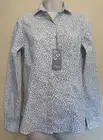 TM Lewin Woman UK8 EU36 US4 new Maxine shirt with teal/pink floral pattern
