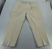 NWT Dockers Pants Mens 44x30 Beige Pleated Workwear Pants Adult (ACT. 44x31) NEW