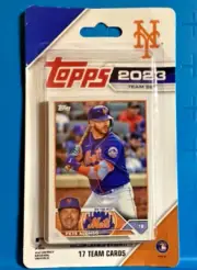 New York Mets 2023 Topps Factory Team Set Alonso Lindor Kodai Senga Rookie Card