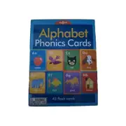 Alphabet Phonics Cards 45 Flash Cards Ages 5+ eeBoo Learning Reading Skills