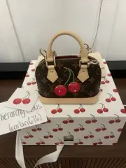 Louis Vuitton x Takashi Murakami M13416 Nano Alma Cherry *AUTHENTIC - US seller*