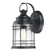 Westinghouse 6112500 Kellen 8" Tall Outdoor Wall Sconce - Black
