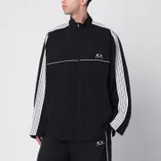 [Balenciaga] Black tracksuit jacket in technical fabric 46 IT Black