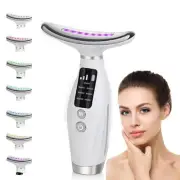 Red Light Massager for Face and Neck, 7 Color Mode Microcurrent Facial Device...