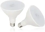 Radar Motion Sensor Outdoor Flood Light Bulbs, Dusk to Dawn LED Security Light E
