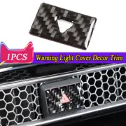 Carbon Fiber Hazard Alert Button Warning Light Cover For Honda Civic 2022-2024 (for: Honda)