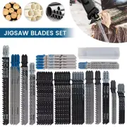 48PCS Jigsaw Blades Wood Cutting Set Suit Makita Ryobi Bosch Jigsaw Blades AUS^^