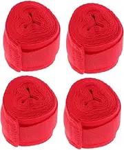KITANDOVE Boxing Hand Wraps for Men Women 4 Pack Cotton Wrist Bandage Elastic Comfortable Suitable for Boxing Fitness