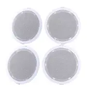 6 Inch Ceiling Speakers In Wall Speaker Home Audio Stereos Tweeter 4pcs