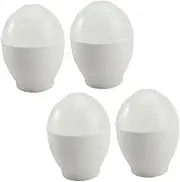Ciieeo 4Pcs Egg Cooker Cup Microwavable Non Stick Egg Poacher for Easy Kitchen Cooking for Home and Restaurant Use Quick Steaming Tool