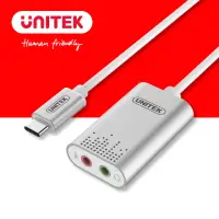 在飛比找momo購物網優惠-【UNITEK】立體聲Type-C外接音效卡(Y-248)