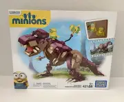 Mega Bloks Minions Dino Ride Dinosaur 421 pcs New