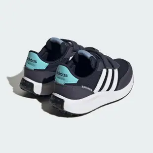 【adidas 愛迪達】運動鞋 童鞋 小童 兒童 魔鬼氈 RUN 70s CF K 藍 IG4898