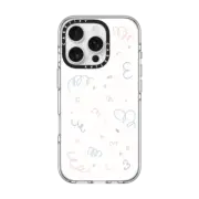 iPhone 16 Pro Clear Case MagSafe Compatible Confetti