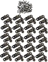 COSMEVIVI 20pcs Antique Hook Hasp Latch Clasp with Screws Retro Swing Buckle for Jewelry Box Cosmetic Box Toolbox and Elegant Storage