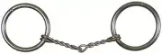 Showman Mini Nickel Plated O-Ring Snaffle Bit
