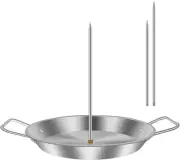 Vertical Skewer for Grill, BBQ Skewers Stainless Steel Stand 3 Sizes of Skewers