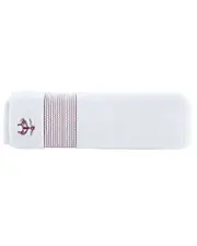 Brooks Brothers Rope Stripe Border Bath Sheets