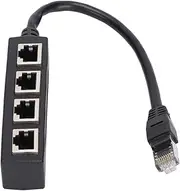 Ethernet Adapter RJ45 Splitter Adapter, CAT7 Splitter for All Networks, Homes, Offices and Broadband Connections, Ethernet Cable for Network Cable