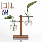 Propagation Stand Glass Vase Hydroponic Desktop Plant Vase Propagation Station