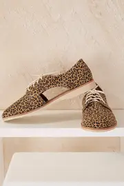 Sidecut Leopard Oxfords--RLE-SIDECUT-LEO