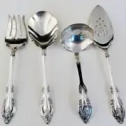 SILVER ARTISTRY by Oneida 4 Piece Serving Set NEW NEVER USED Silver Plate Canada