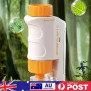 60-120X Mini Labsters with LED Light Pocket Microscope for Scientific Experiment
