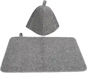 Sauna Felt Set Absorbent Bath HAT PAD Portable for Man Woman