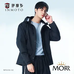 伊摩多※MORR 新版 Metropolis機能防水外套4.0 中性款 親膚 透氣 NP0206-82 個性黑