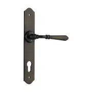 3636 Cabinet Pull Handle Iron Ring Pull Matte Black Backplate H50xW40m
