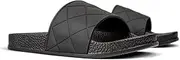 [L37 HANDMADE SHOES] Women's Slippers, Beach Shoes, Indoor/Outdoor Swimming Shoes, Slide Sandal, black, 10 AU