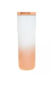 Starbucks Gradient Light Orange To White Stainless Steel Tumbler 16 Oz 2020.