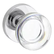 Baldwin Reserve HDCCYCRR260 Polished Chrome Half Dummy Contemporary Crystal Knob