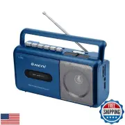 G Keni Portable Cassette Player Boombox AM/FM Radio Stereo, Casette Tape Play