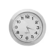 2-1/8 Inch 55mm Quartz Arabic Clock Insert, Fit 45mm/1.77 Inch, Silver Tone