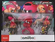 Amiibo Nintendo Splatoon Series Octoling Triple Set Girl Boy Octpus New Japan