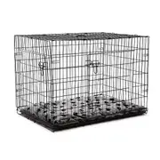 42” XL Dog Crate Cage Black