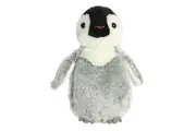 Aurora Adorable Flopsie Penny Penguin Stuffed Animal - Playful Ease - Timeless Companions - Gray 12 Inches
