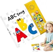 Voice Book for Kids - Learning Songs Books,English Enlightenment Teaching Aids, 10 Songs, Early Education Learning Toys