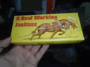 Vintage 1983 The Golden Impression A Real Working Jackass Gag Gift