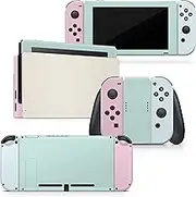 Tacky Design Colorwave Skin for Nintendo Switch Skin - Premium Vinyl 3M Blue Pastel Nintendo Switch Stickers Set - Switch Skin for Console, Dock, Joy Con - Decal Full Wrap