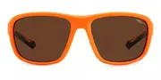 Polaroid PLD 7049/S Polarized 2M5/47 Men's Sunglasses Orange Size 62