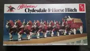 Vintage 1978 Budweiser Beer Clydesdale 8-Horse Hitch AMT Model Kit NOS