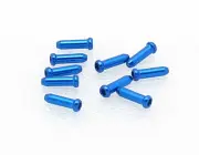 Bicycle Bike Wires Shifter Cable Ends Caps Crimps 10 pcs Blue