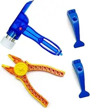 Building Block Tool Set System Stone Remover Stone Separator Brick Separator Brick Separator Pliers Hammer Compatible with Lego Technic Blocks Separator 96874 for Kit Enthusiasts (Random Color)