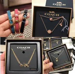 美國正品直購Coach 時尚新款 玫瑰粉-馬蹄C字Logo磁吸式手環、手鏈 、手飾 、手鍊、 手鐲、熱銷大馬車金LOGO雙項鍊、經典金色-大馬車 半鍊式手環. 飾品系列-(保證美國OUTLET直購全新100%正品櫃購入)-送禮自用都適宜.*vivi shop*